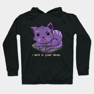 Bad Kitty sh*t in your shoe Hoodie